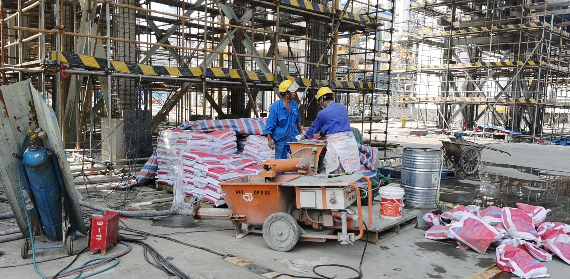 大发500灌浆料施工质量：和易性主要作用