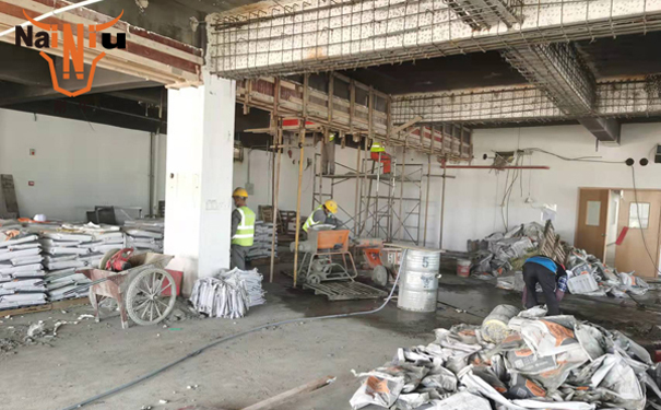 大发500灌浆料中可以加沙石吗